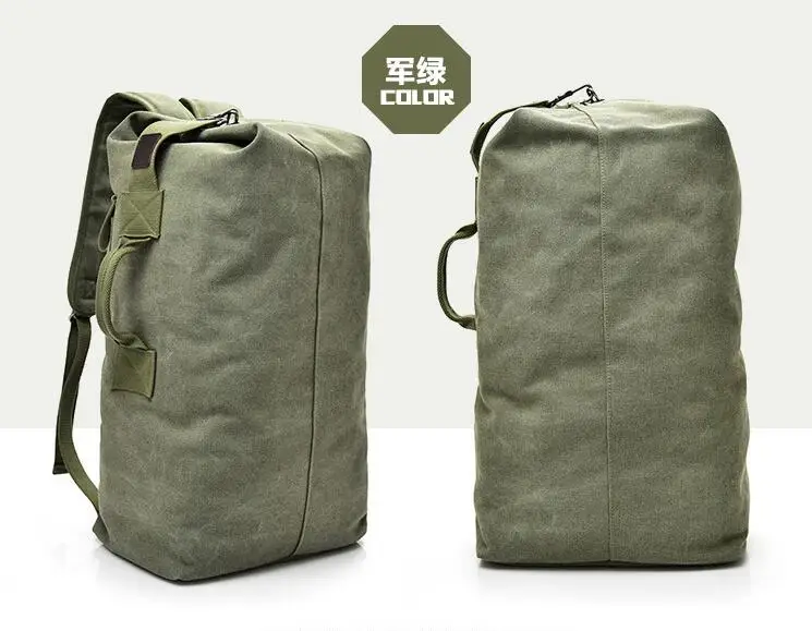 Многоцелевой военный холщовый рюкзак, Одноцветный, мужской, для выходных, спортивный, для путешествий, сумки для путешествий, для улицы, тактический рюкзак