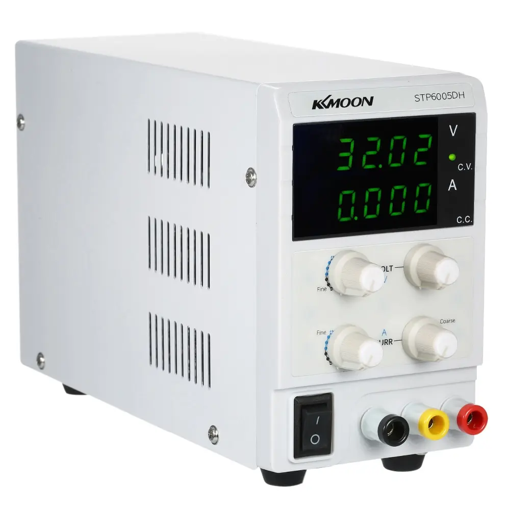 

KKmoon Regulated DC Power Supply Switching Power 4 Digits Display LED 0-30V/0-60V 0-5A Adjustable Mini Power Supply AC 220V/110V