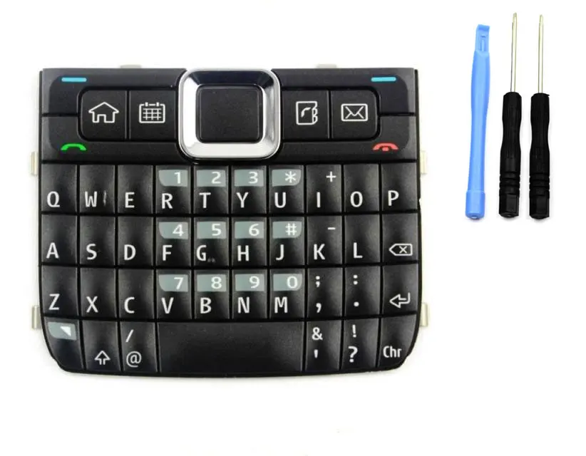 Кнопки клавиатуры для Nokia E71 белый серый отвертка открытые