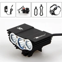 T6 X3 LED Rechargeable bike Lights Waterproof 8800lm flashlight headlamp Fishing Outdoor Camping