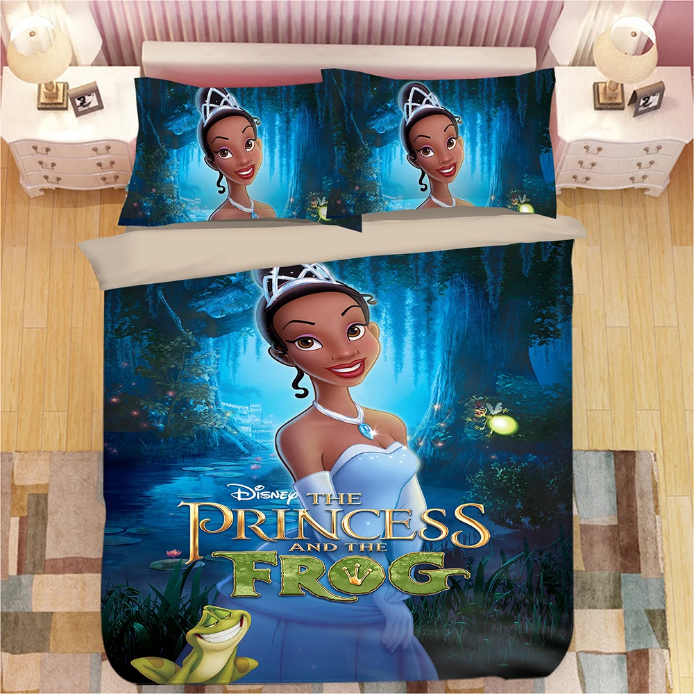 Beauty and the beast queen size bedding set disney bed sheet set 3d girl princess duvet cover baby gift pillow case kid