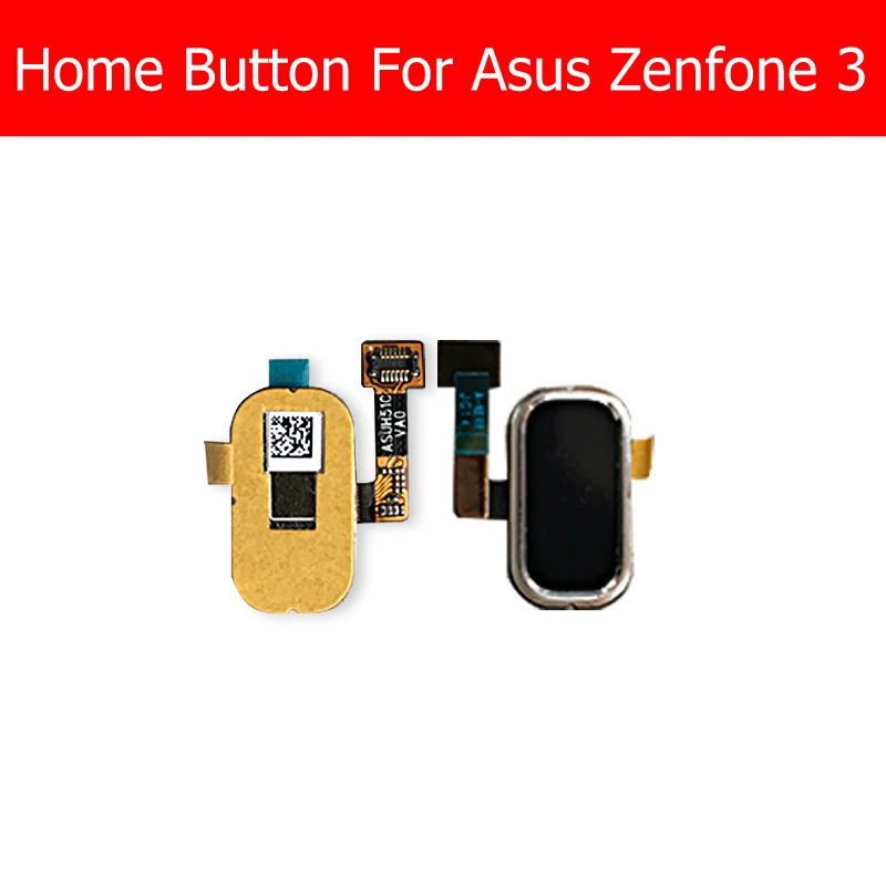 Шлейф с кнопкой домой для Asus Zenfone 3 ZE520KL ZE552KL возврат в меню Датчик распознавания ключей гибкий кабель