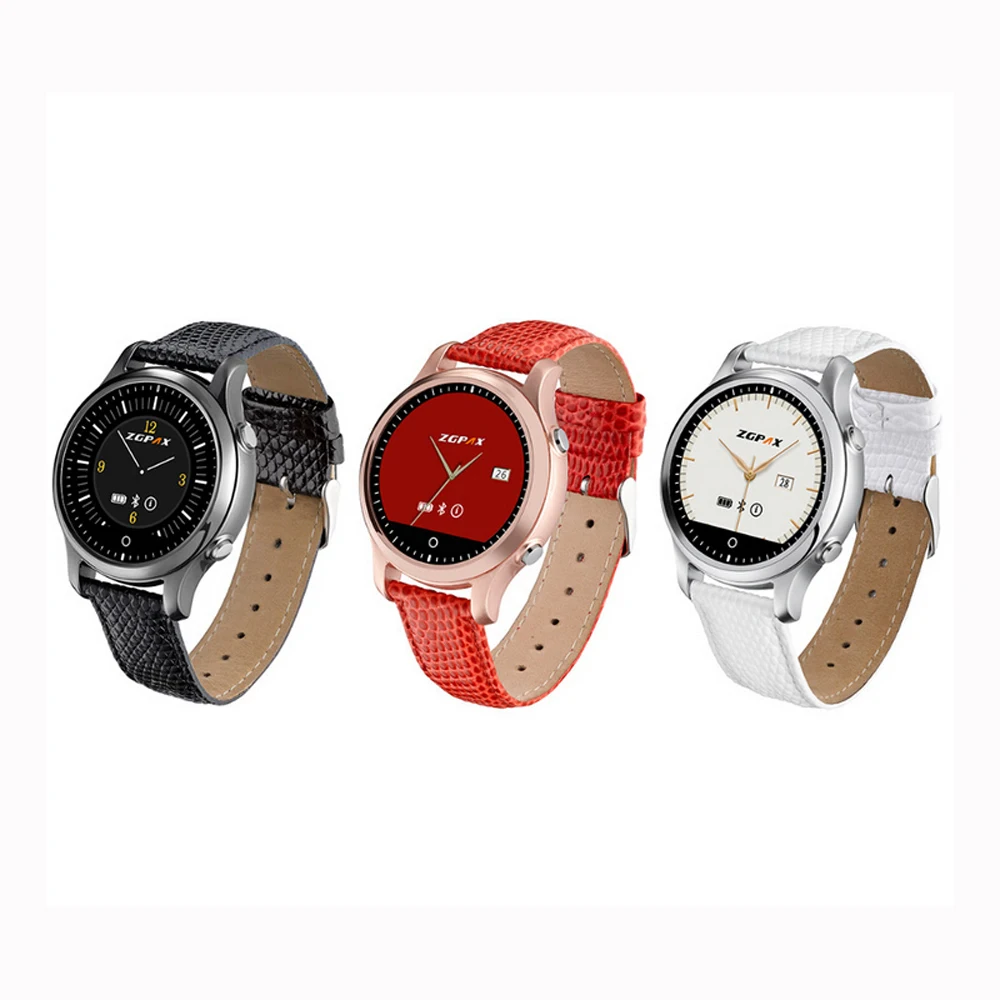 New Bluetooth SmartWatch ZGPAX S360 Mens Women Sports WristWatch Wearable Devices Smart Watch For IOS Android