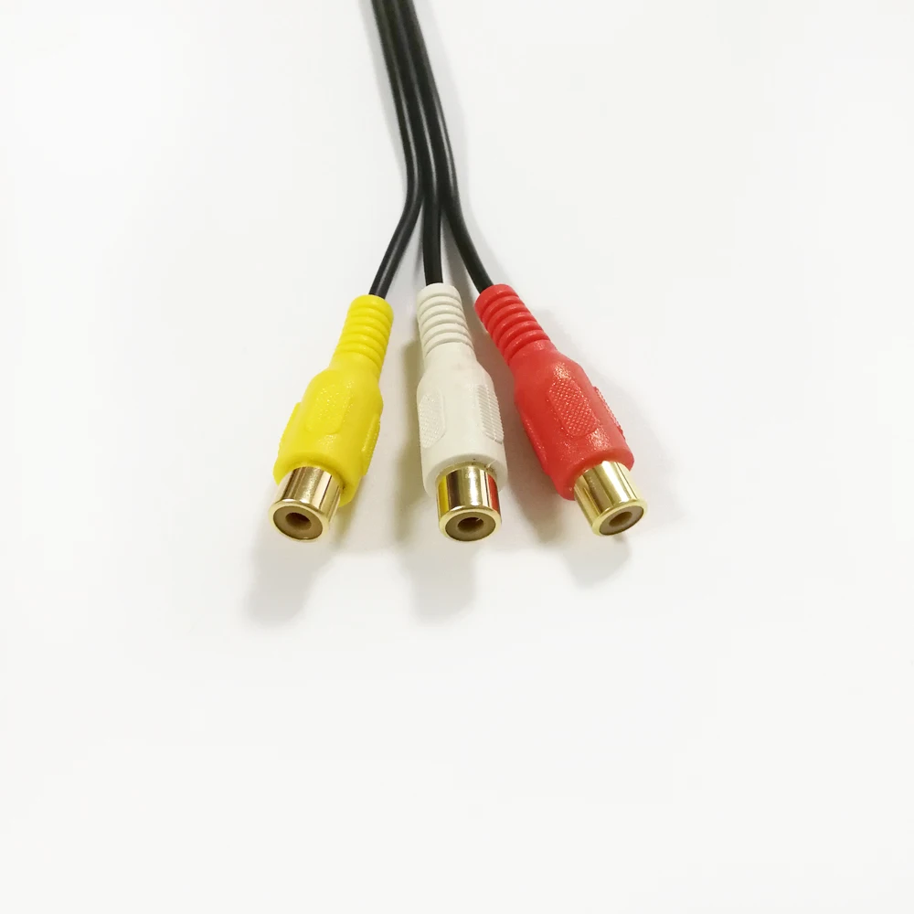 Biurlink 6 Pin RCA провод автомобильный DVD НАВИГАЦИЯ RCA линейный выход кабель адаптер для Toyota навигация синий 6Pin разъем