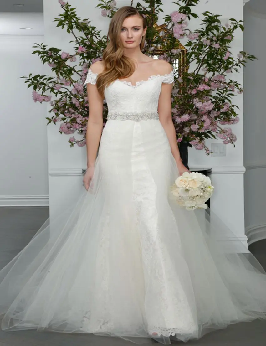 Wedding Dresses 2016 Beautiful Cap Sleeve Tulle Lace Boat Neck Wedding Dresses 2016 Beautiful Cap Sleeve Tulle Lace Boat Neck Sleeveless Sashes Mermaid Country Western Bridal Gowns In From Weddings