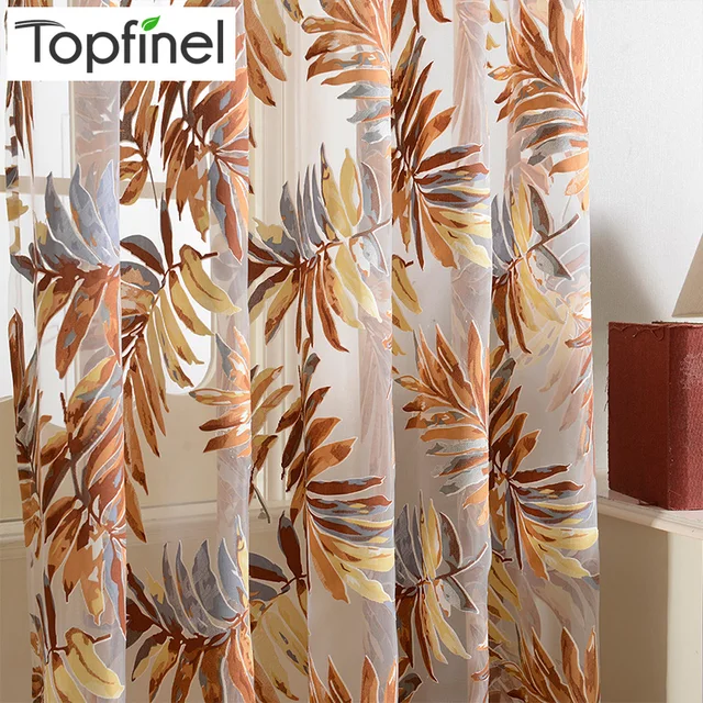 Best Price Topfinel Tropical Leaves Embroidered Sheer Curtains for Living Room Bedroom Cheap Organza Curtains Tulle for Window Treatments Best Price Topfinel Tropical Leaves Embroidered Sheer Curtains for Living Room Bedroom Cheap Organza Curtains Tulle for Window Treatments