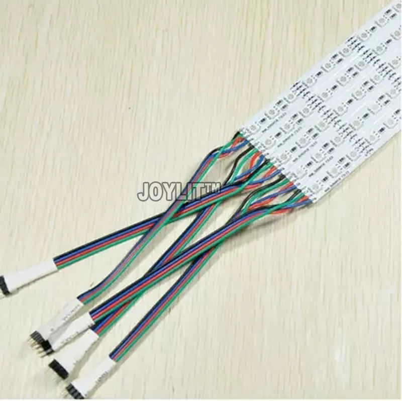100 шт./лот 3 фута 5050 RGB LED бар свет DC12V водонепроницаемый 50 см 60 72 светодиодов