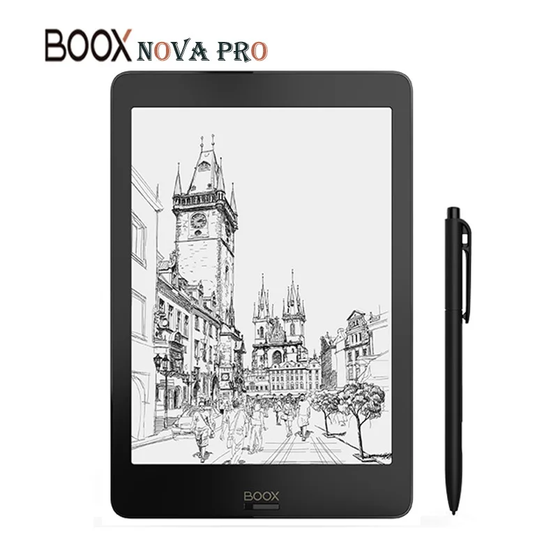 

BOOX NOVA PRO eBook Reader The First Versatile eReader 2G/32G Contains Dual Touch and Front Light Flat screen e-Book Reader+case