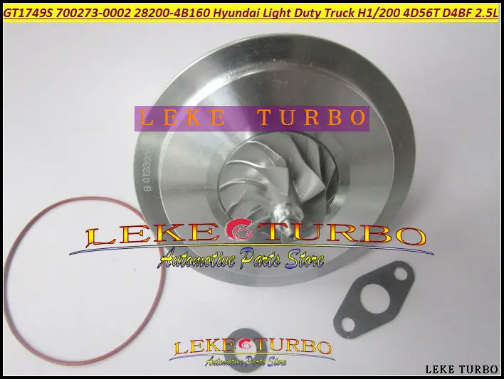 GT1749S 700273 700273-0002 28200-4B160 Turbo Turbocharger For HYUNDAI Van Light Duty Truck H100 H200 1996- 4D56T D4BF 2.5L 74KW (5)