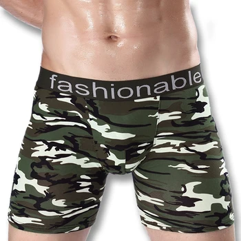

2019 iSurvivor Men Camouflage Cotton Boxer Shorts Underpants Underwear Panties Homme Men Fashion Large Size Sexy Shorts Hombre