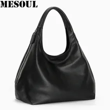 100% del cuero Genuino del hobo bolsas para Mujeres Bolsa de Hombro Bolso Crossbody Bolsos de Diseño de Alta Calidad Femenina de Lujo de asa superior bolsas