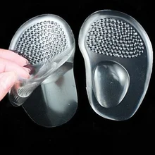 Силиконовая гелевая наклейка пятки мягкая обувная Подушка наклейка пятки износостойкая противоскользящая с толстой подушкой прозрачная