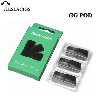 

Original Teslacigs GG Catridge 2ML Atomizer Tank 1.2ohm 1.5ohm Electronic Cigarette Suitable for Tesla GG Kit Vape