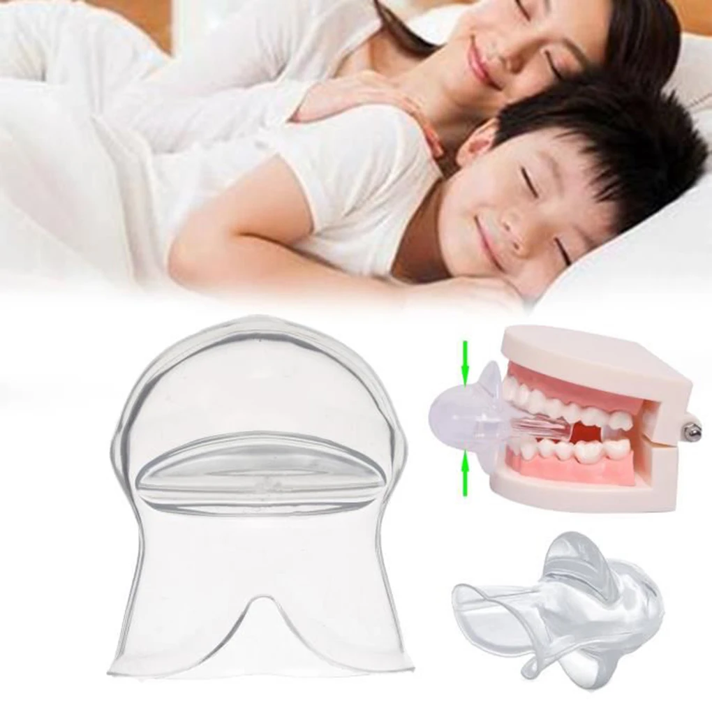 2018 New Transparency Silicone Tongue Case Cover Anti Snore Ceasing