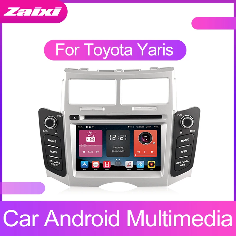 

ZaiXi 2 DIN Android Touchscreen For Toyota Yaris 2005~2011 Car Multimedia Player Bluetooth GPS WiFi Navigator FM Radio Player