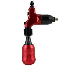 Профессиональный Красный Halo 2 Швейцарский двигатель роторная татуировка машина бесплатно RCA шнур+ один Регулируемый Картридж ручка 32 мм
