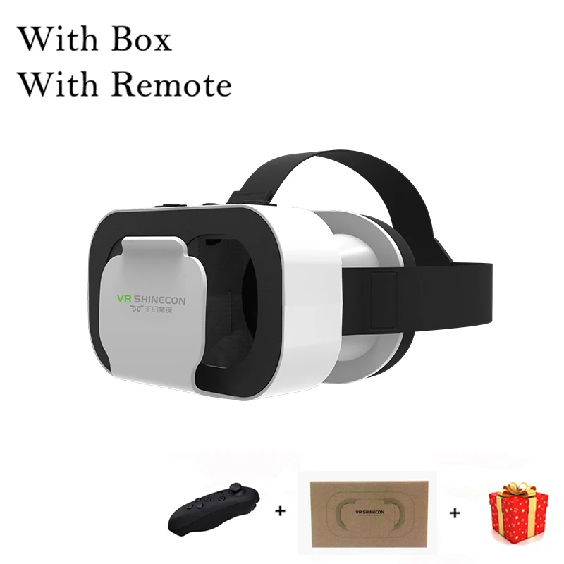 VR Shinecon Casque Headset Virtual Reality Glasses 3D Helmet 3 D For iPhone Android Smart Phone Smartphone Goggles Viar Mobile 