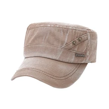 Летние армейские кепки, топ на плоской подошве, винтажная Женская кепка с моряком, Классический Регулируемый головной убор, более толстая крышка, хлопковая кепка в стиле милитари 5939