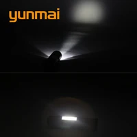 Yunmai мощный светодио дный фонарик Портативный черный свет Водонепроницаемый Новый Q5 + Cob пальчиковые Лампе факел Фонари зум Работа Отдых лампа