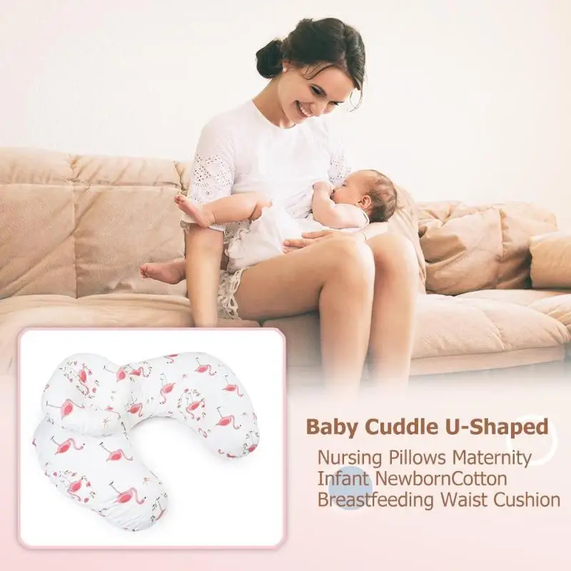 Детская обнимашка u-образная подушки для мам Материнство младенец новорожденный Хлопок Грудное вскармливание поясная подушка под