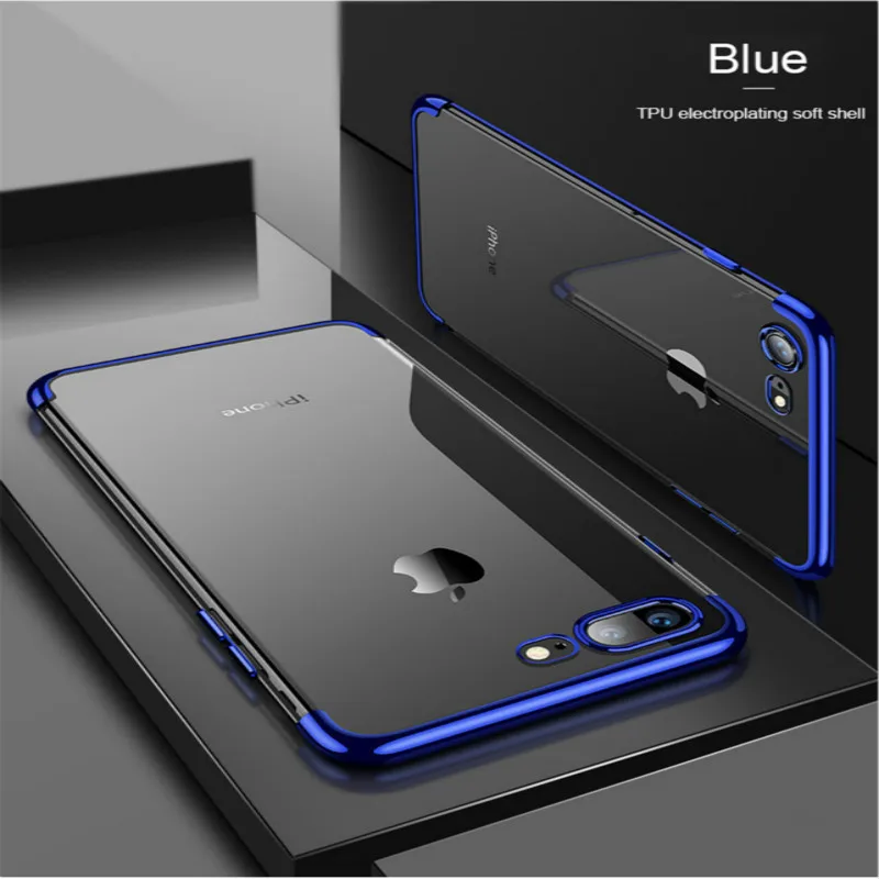 Силиконовые прозрачные мягкие чехлы с покрытием для iPhone XS Max чехол X XR 6S 6 7 8 Plus