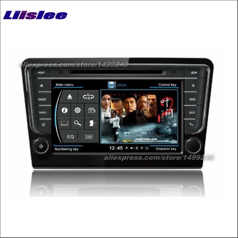 Top Liislee For SEAT Toledo MK4 2012~2015 GPS Navi Map Navigation System Radio TV DVD BT iPod WIFI HD Screen S100 Multimedia System 3