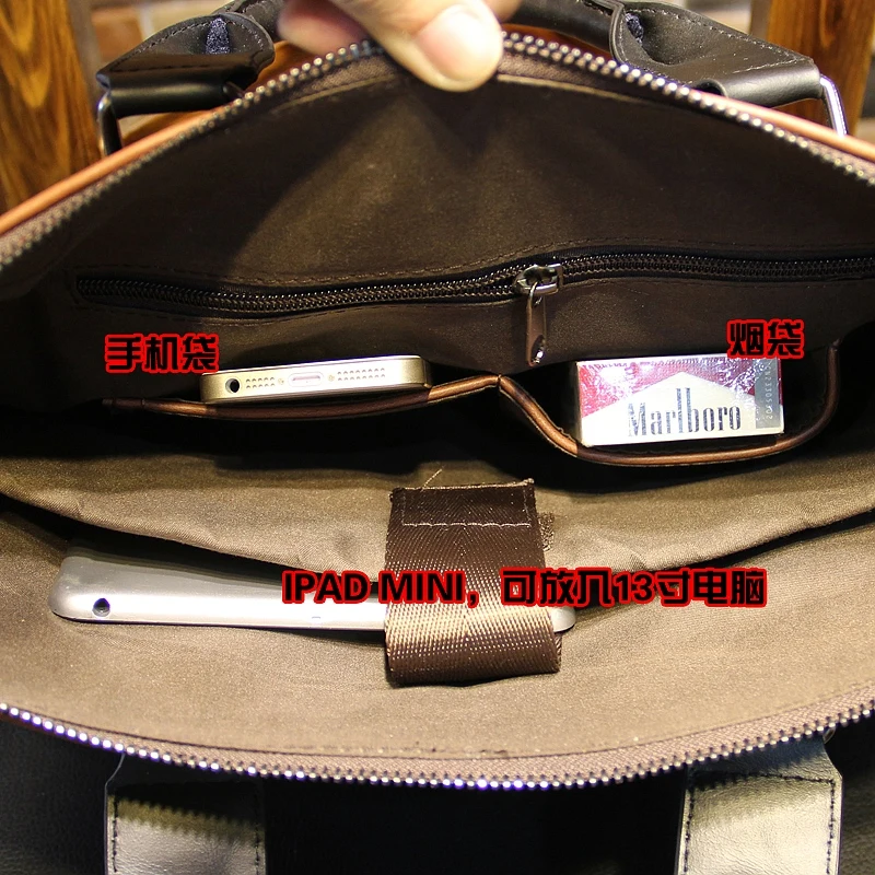 Мужская деловая сумка для ноутбука, хорошая кожаная мужская сумка для компьютера, для Macbook Air, дюймов, сумка для ноутбука, деловые сумки