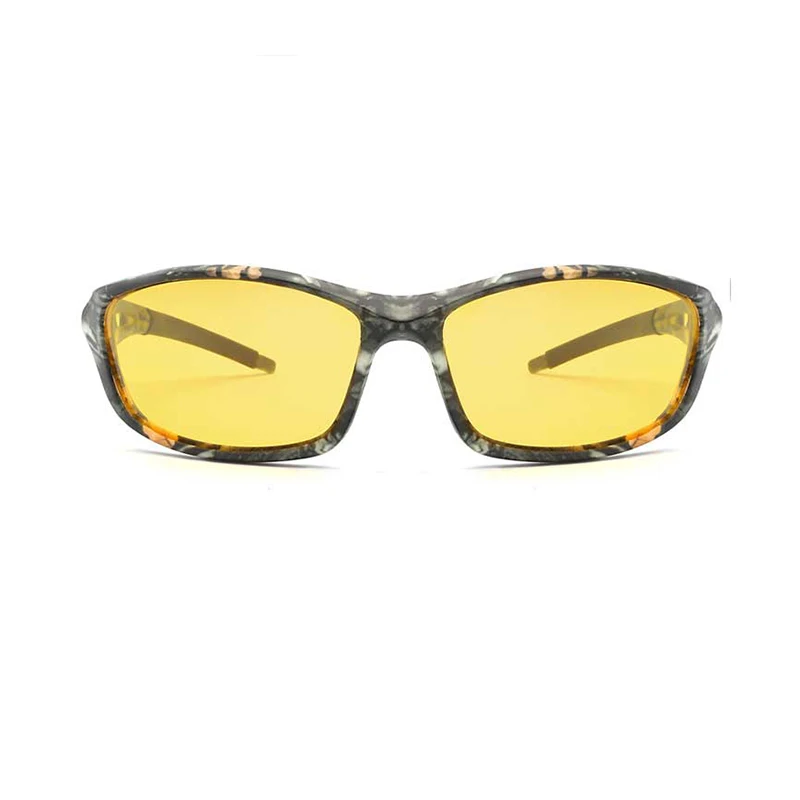 MLLSE новые Брендовые очки ночного видения драйверы мужские очки светящиеся очки для вождения Защитные солнцезащитные очки ночного видения - Цвет оправы: Yellow