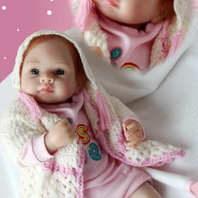 Уникальный дизайн горячая Распродажа Очень мягкий силиконовый винил Модная Кукла Реалистичная Снежная кукла рождественский подарок друзьям