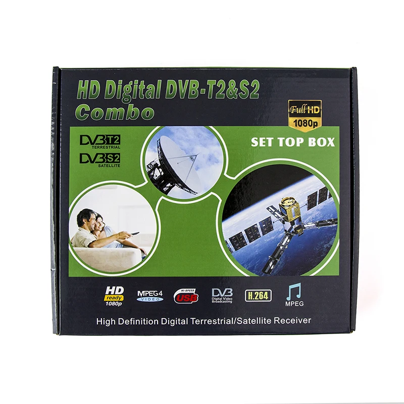 Dmyco цифровой DVB T2 + S2 комбо 2 в 1 спутниковый комбинированный приемник dvb t2 HD 1080 P tv Box