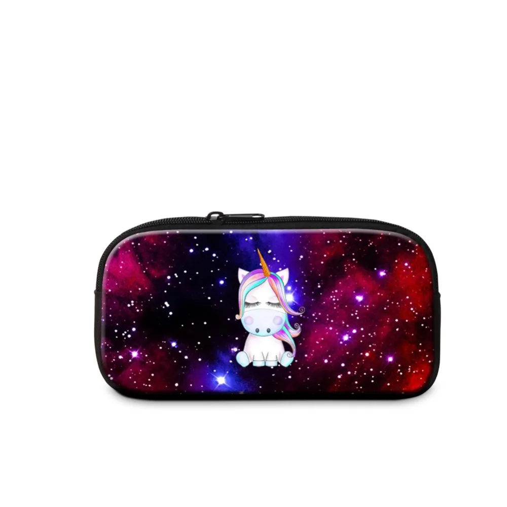 

Dispalang Print Unicorn Pattern Amazing Clarity Polyester Fabric Casual Cosmetic Cases for Women Beautiful Clutch on Makeup Girl