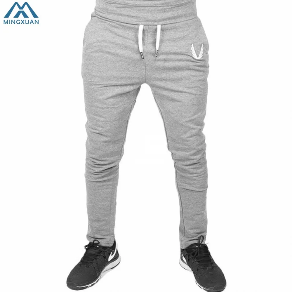 Men Casual Pants Jogger Pants Men Fitness Cotton Fabric Pencil Pants Men Trousers Jogger Full Length  (2)