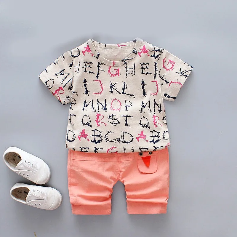 2018 Rushed Sale Halloween Cotton Children Clothing Sets Summer Print T-shirt + Shorts Kids Clothes Boys Sleeve Toddler Casual |