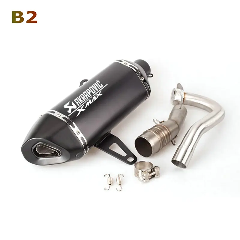 Akrapovic выхлоп мотоцикла Xmax 250 модифицированный глушитель 300 слипоны для скутеров