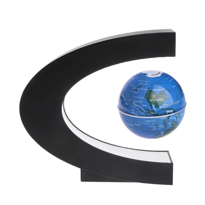

HBB 1PC Fashion Magnetic Floating Light Globe Levitation World Map Home Desk Decoration Adults Kids Magic Toys
