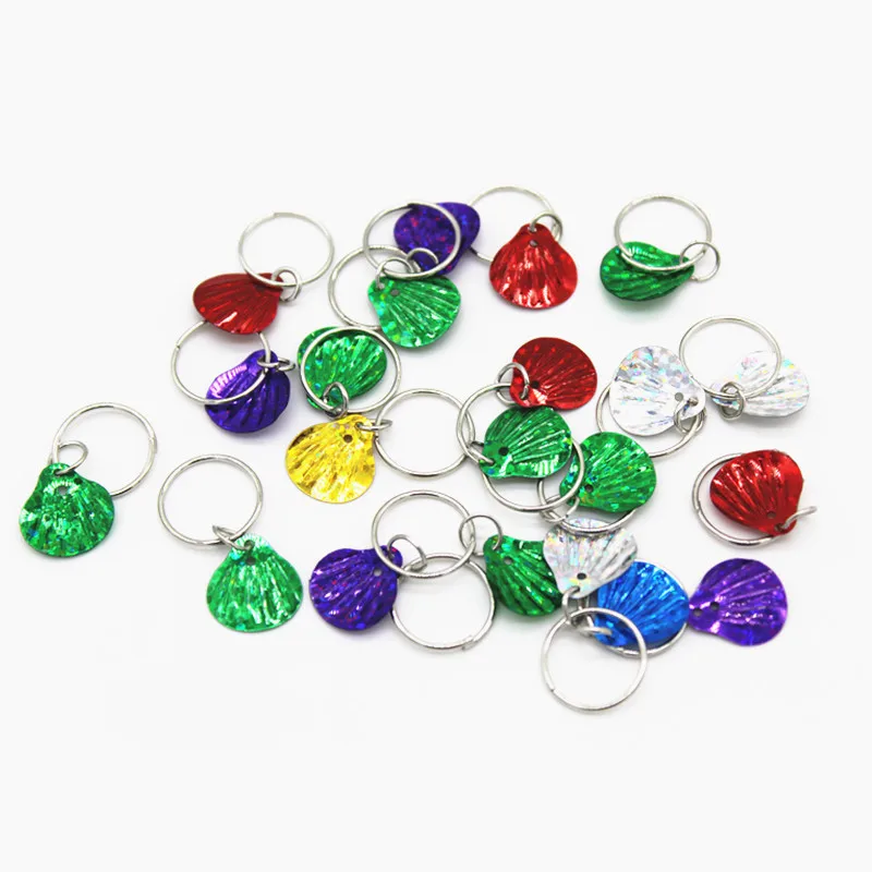 

Plastic shell Sequins Charms Hair Braid Dread dreadlock Beads Clips Cuffs Rings wig Hair Styling Accessories