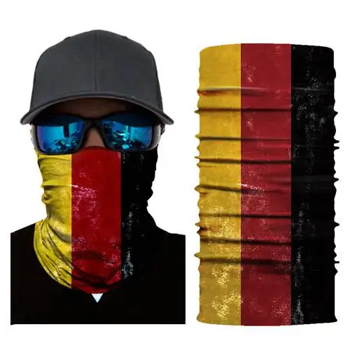 Мотоциклетная маска для лица Хэллоуин уход за кожей лица щит Футбол Кубок Национальный флаг 3D Лыжный Велоспорт Шарфы для сноуборда