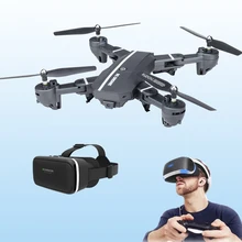 8807 8807 Вт Drone RC Quadcopter с 2.0MP/0.3MP Камера & VR очки 3D селфи складной мини Дрон VS e58 VISUO XS809HW JJRC H37