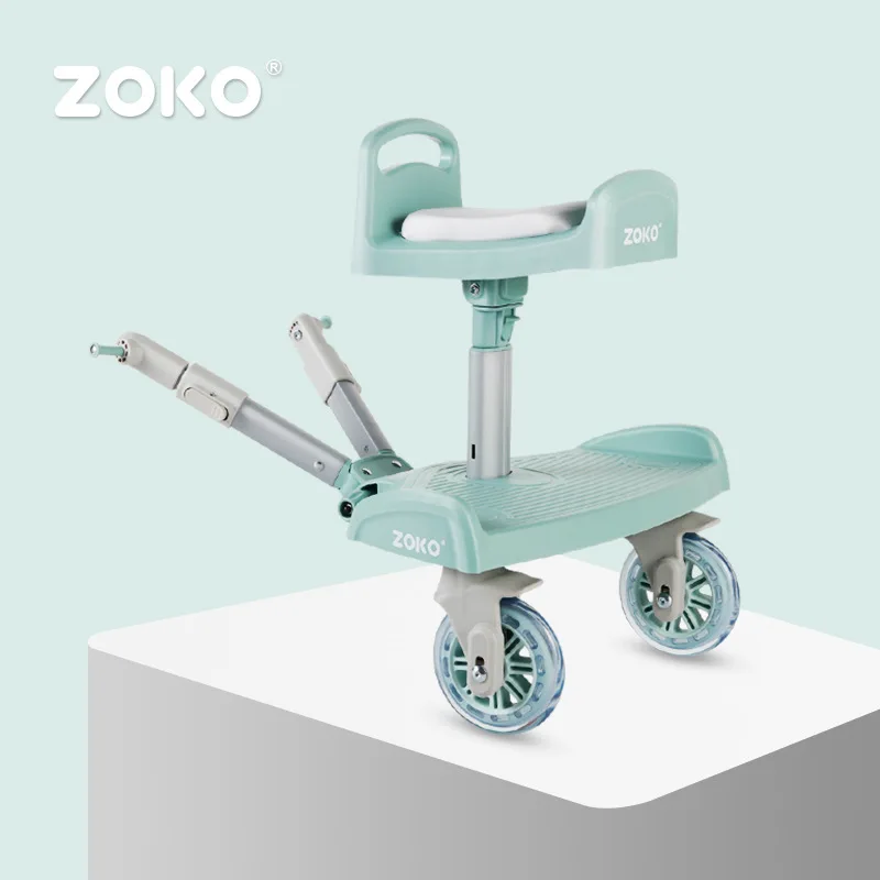 

Second child artifact baby stroller twin seat accessories child auxiliary pedal rear hanging trailer standing small tail car