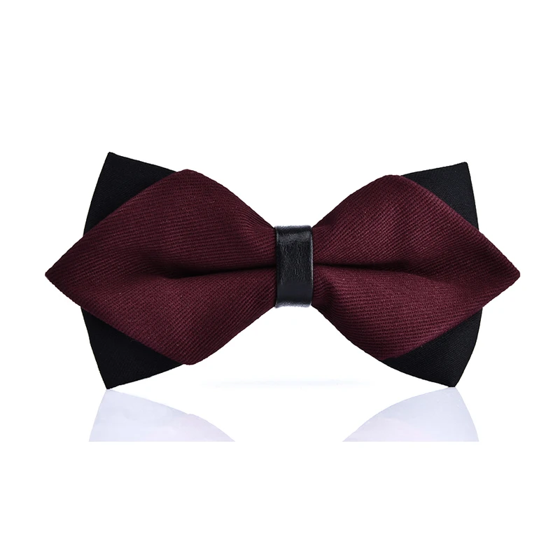 Высококачественный новейший галстук-бабочка, мужские аксессуары, галстук-бабочка, черный, красный галстук, деловой костюм, свадебная церемония - Цвет: P27