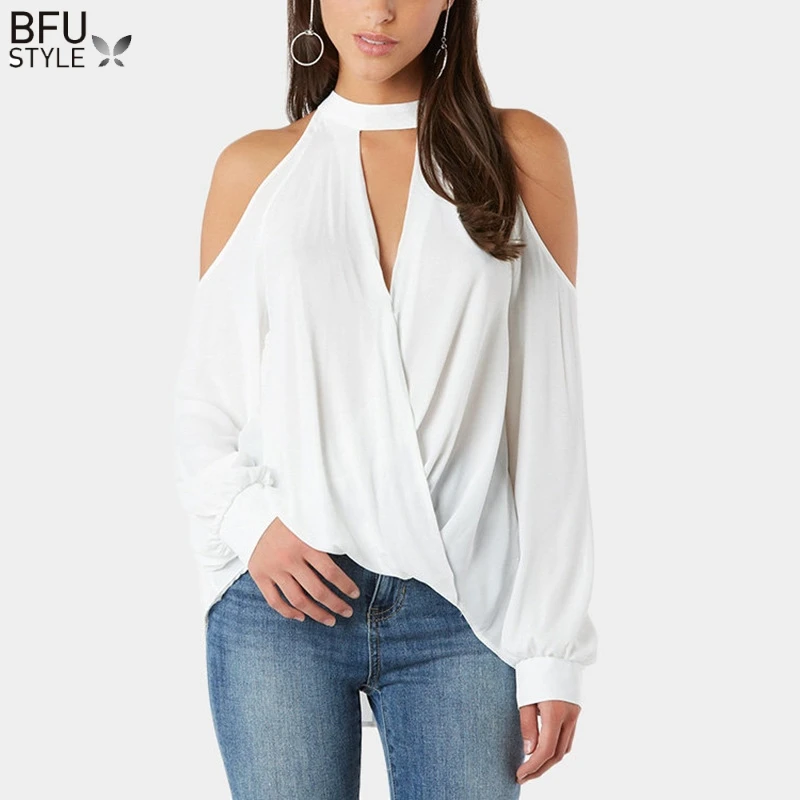 white halter blouse