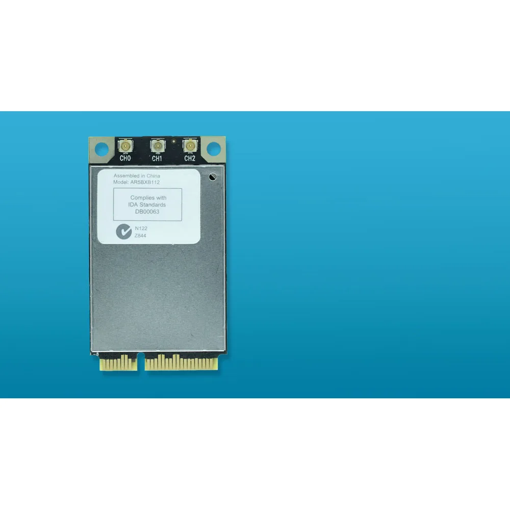Atheros AR5BXB112 AR9380 Двухдиапазонная 2,4 5G 450 Мбит/с Wifi Mini PCI-E сетевая карта для Apple Wlan