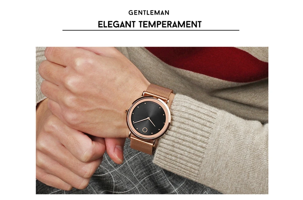 IBSO Fashion Simple Style Ultra Thin Bracelet Watches 2