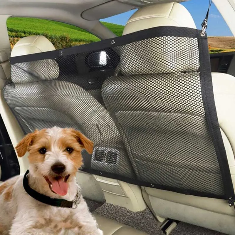 Car Dog Fence Cage Adjustable install Car Pet Dog Safety obstacles Pet