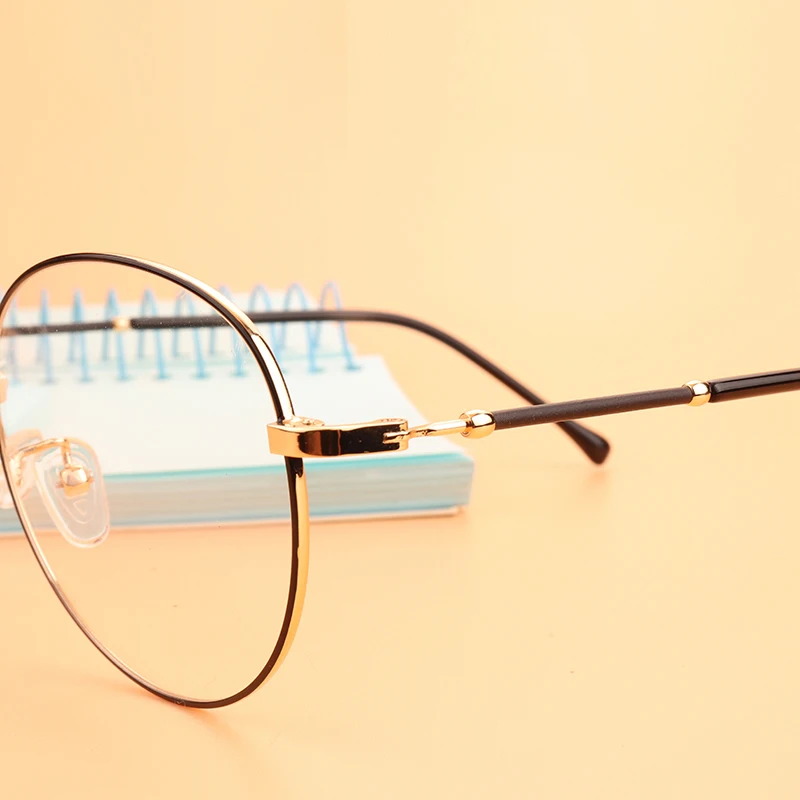 Stgrt Web Sensation Retro Optical Glasses Frame Round Shape Can Put Prescription Glasses For Unisex 