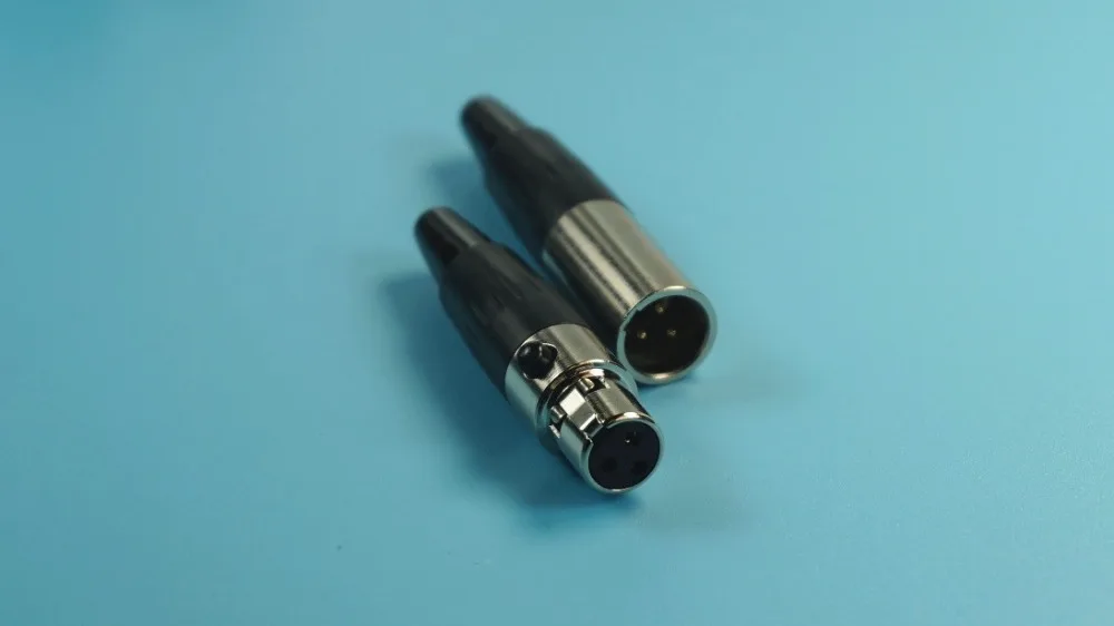 10 пар Мини XLR 3 контактный аудио Кабельный разъем штекер и гнездо позиционный