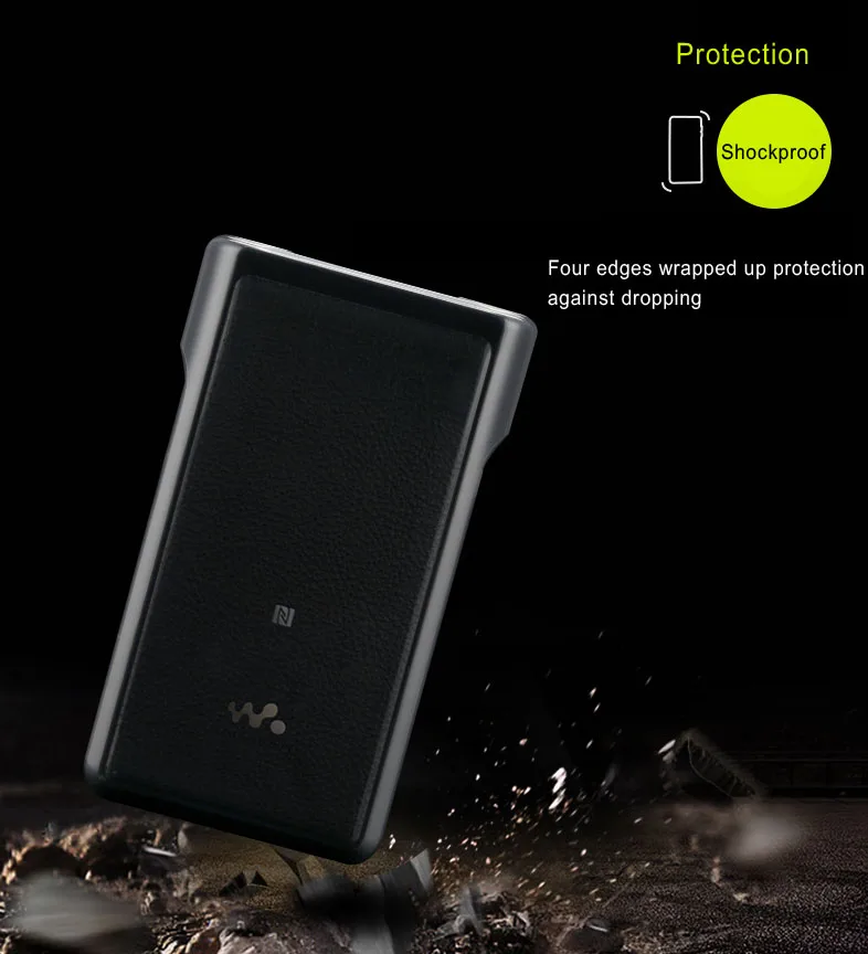 Benks гибкий прозрачный черный чехол из ТПУ Тонкий для Sony Walkman NW WM1A WM1Z с пылезащитной