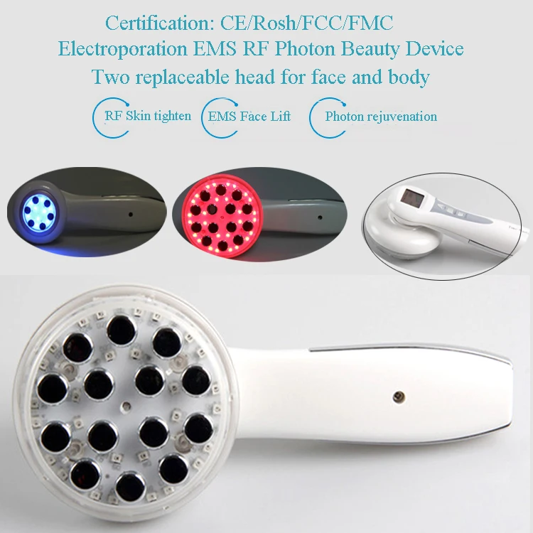 Acne Treatment Anti Wrinkle Cellulite Reduce Mini rf Radio Frequency EMS Microcurrent Face And Body Beauty Massager