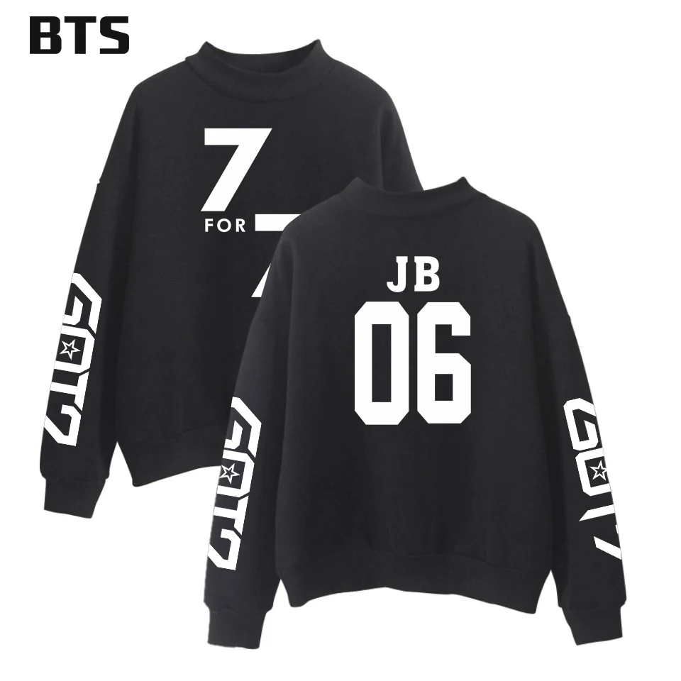 A KoreaGOT7 Idols Kpop Sweatshirt Women Oversize Sweatshirt Sweatshirt