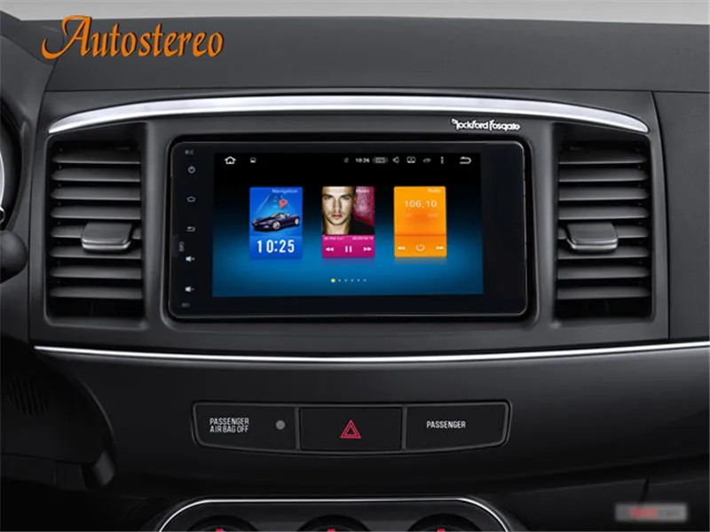 Perfect 7" Android8.0 Car GPS navigation AutoStereo For Mitsubishi OUTLANDER LANCER-X ASX multimedia palyer SatNAV headunit Built-in DSP 7
